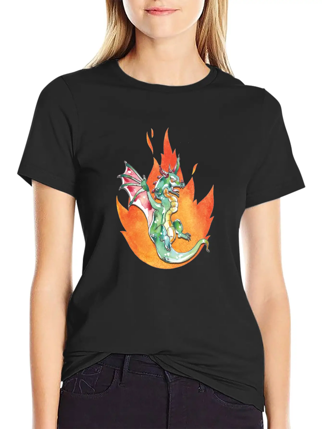 Dragon Unisex Casual T-Shirt – Clean Design For Daily Comfort