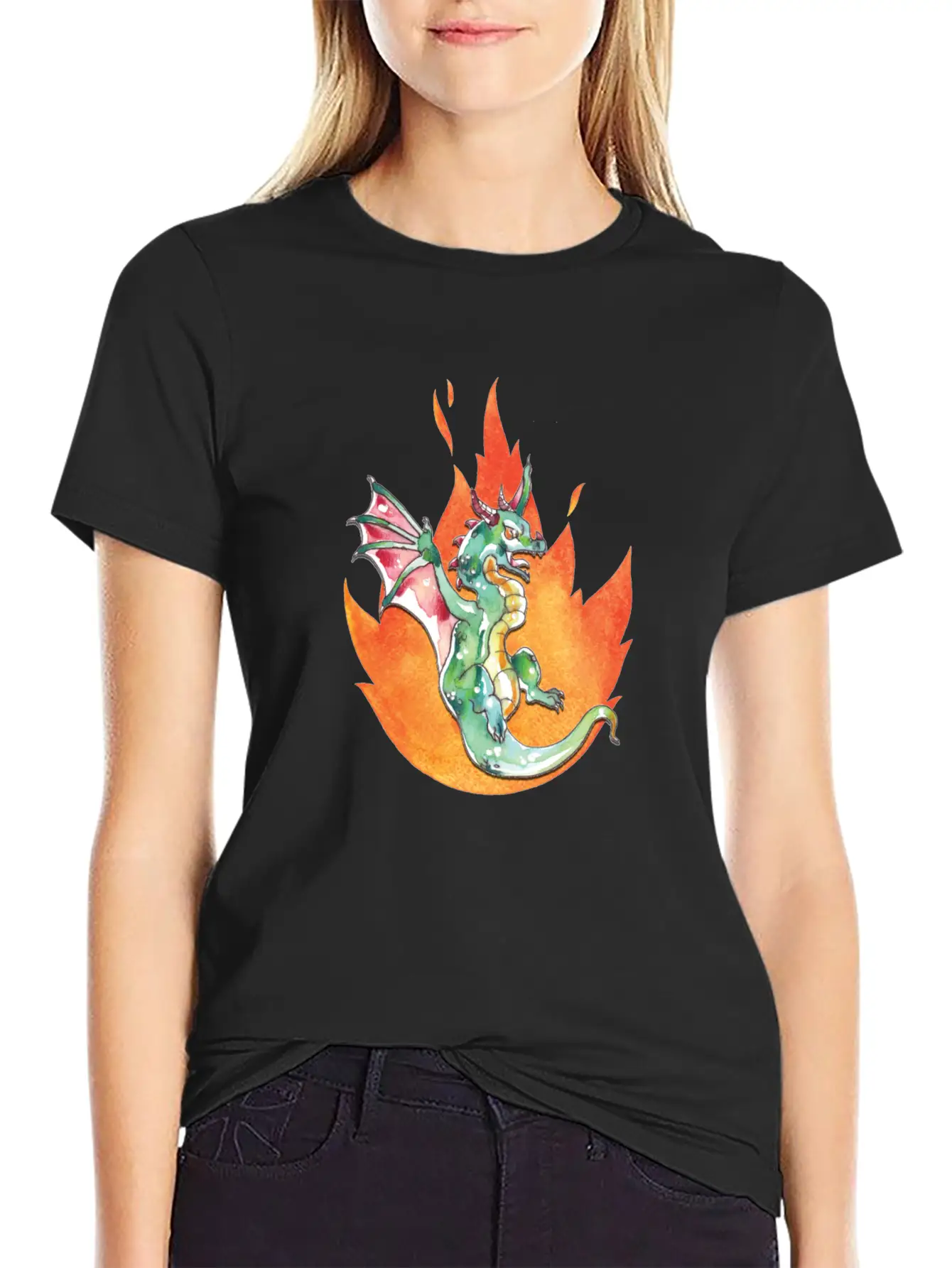 Dragon Unisex Casual T-Shirt – Clean Design For Daily Comfort