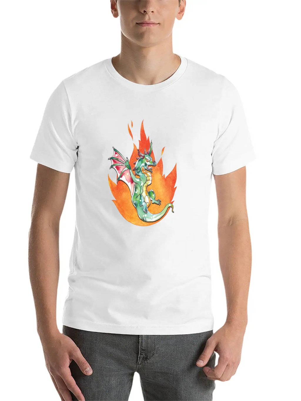 Dragon Unisex Casual T-Shirt – Clean Design For Daily Comfort