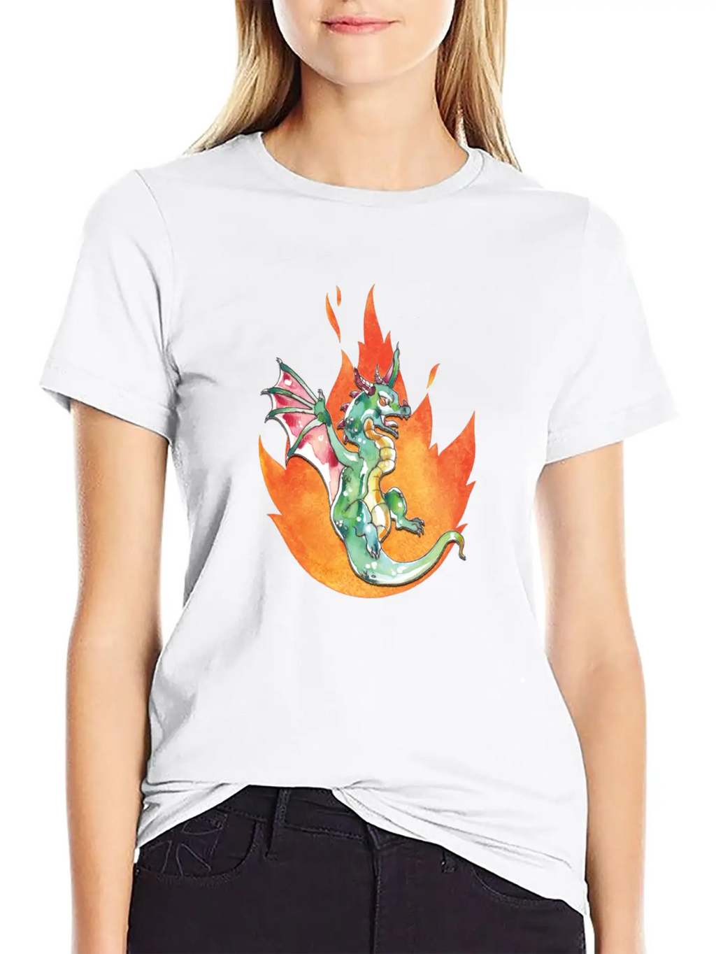 Dragon Unisex Casual T-Shirt – Clean Design For Daily Comfort