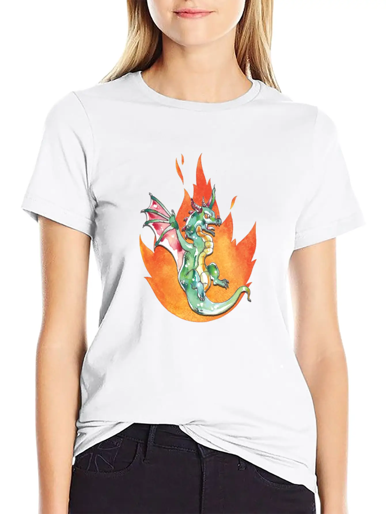Dragon Unisex Casual T-Shirt – Clean Design For Daily Comfort