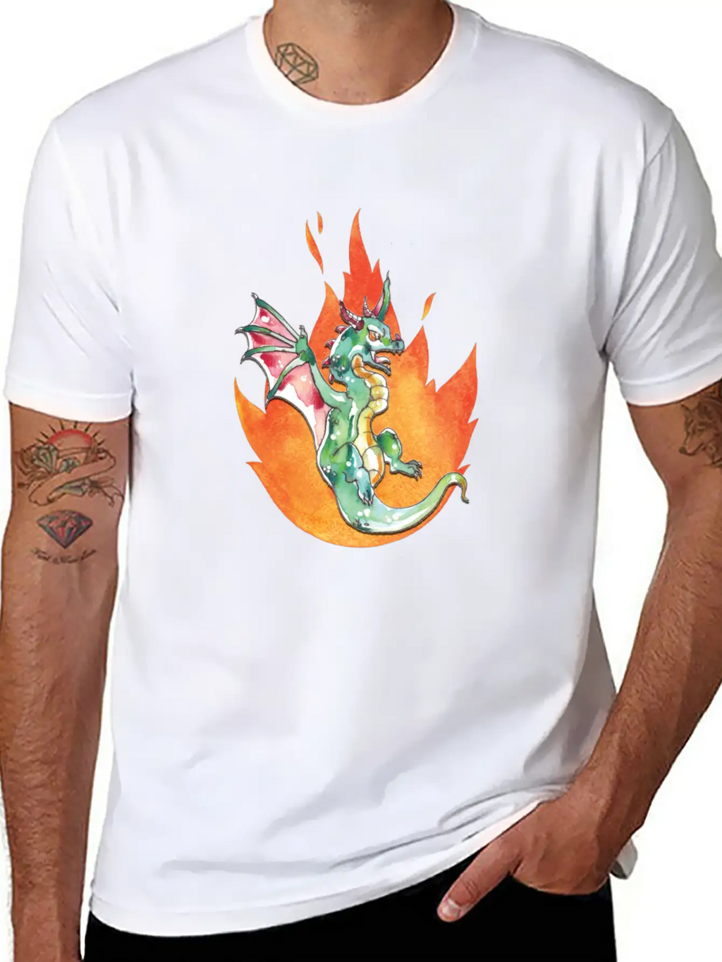 Dragon Unisex Casual T-Shirt – Clean Design For Daily Comfort