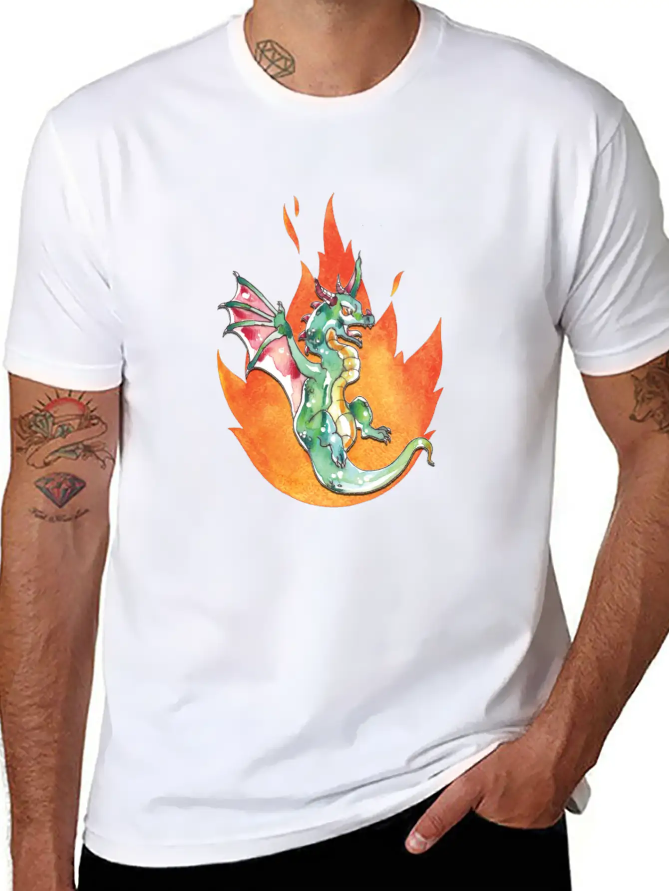 Dragon Unisex Casual T-Shirt – Clean Design For Daily Comfort