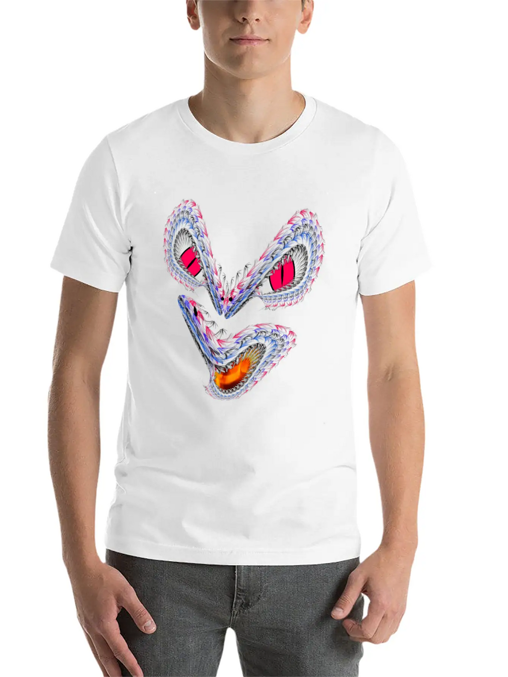 Dragon Unisex Short Sleeve Soft Cotton T-Shirt – Casual Everyday Wear