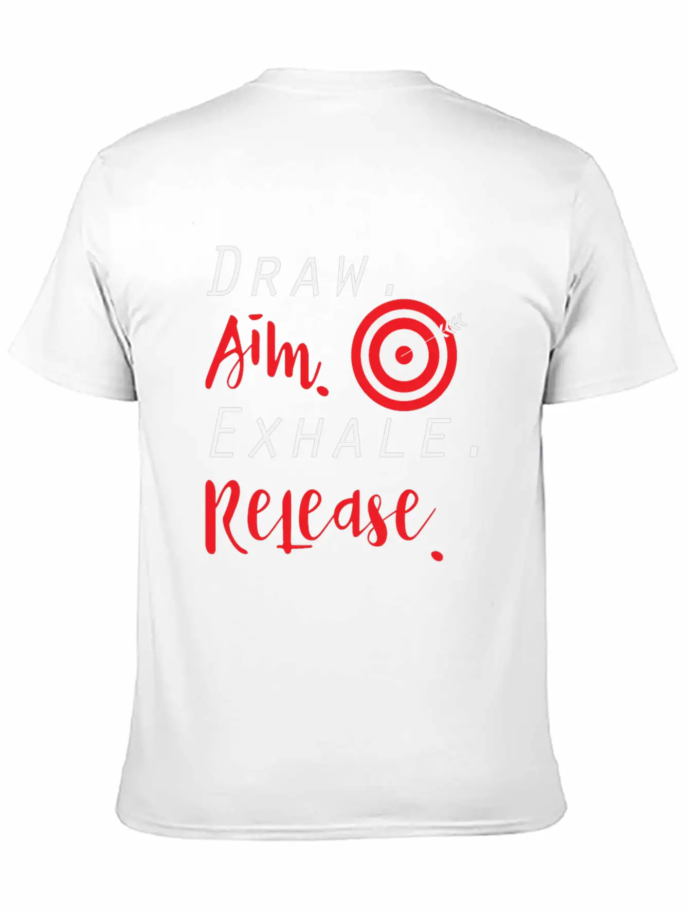 Draw Aim Release | Archery Bow And Arrow Sports Unisex Casual T-Shirt – Clean Design For Daily Comfort