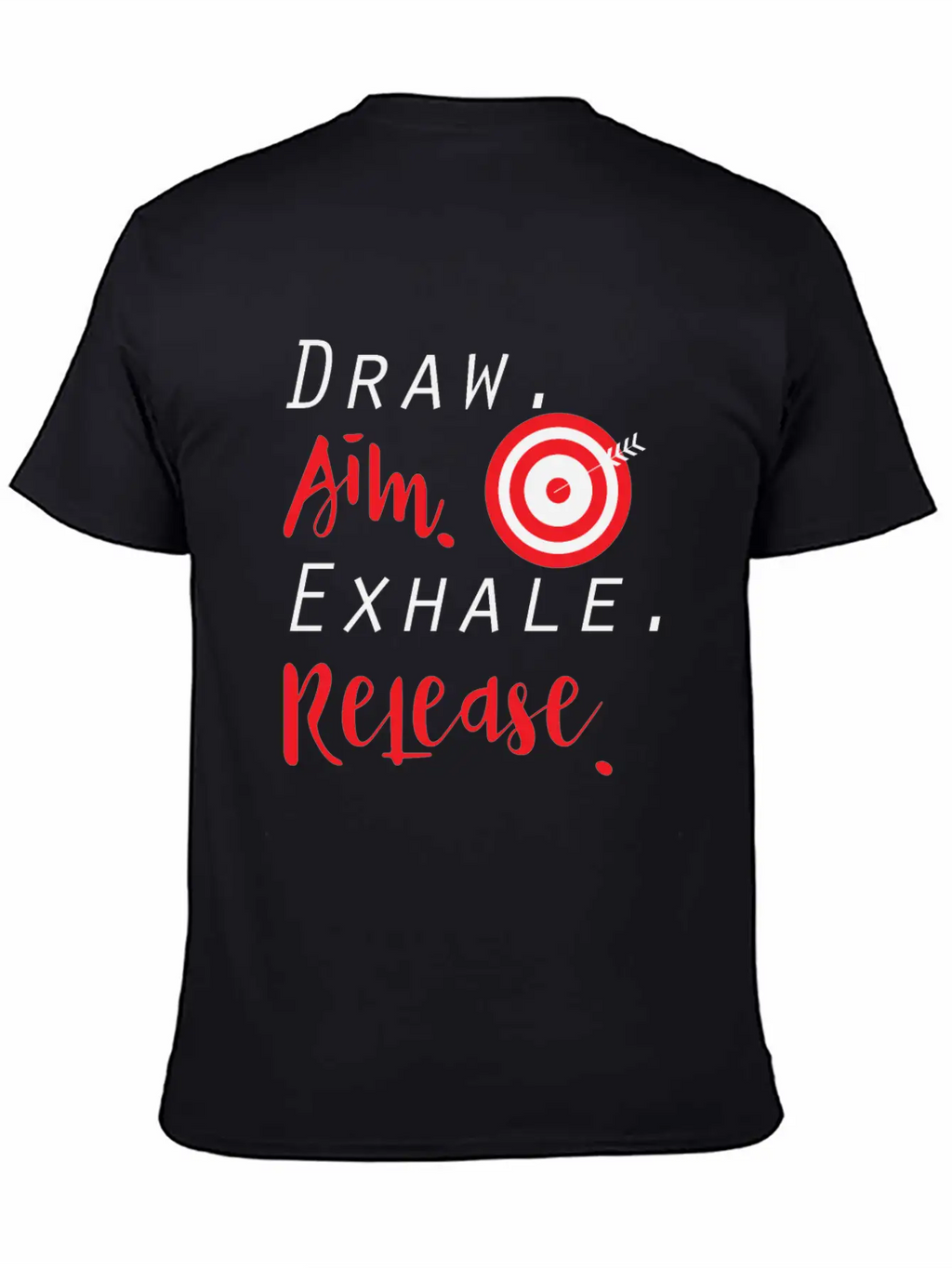 Draw Aim Release | Archery Bow And Arrow Sports Unisex Casual T-Shirt – Clean Design For Daily Comfort