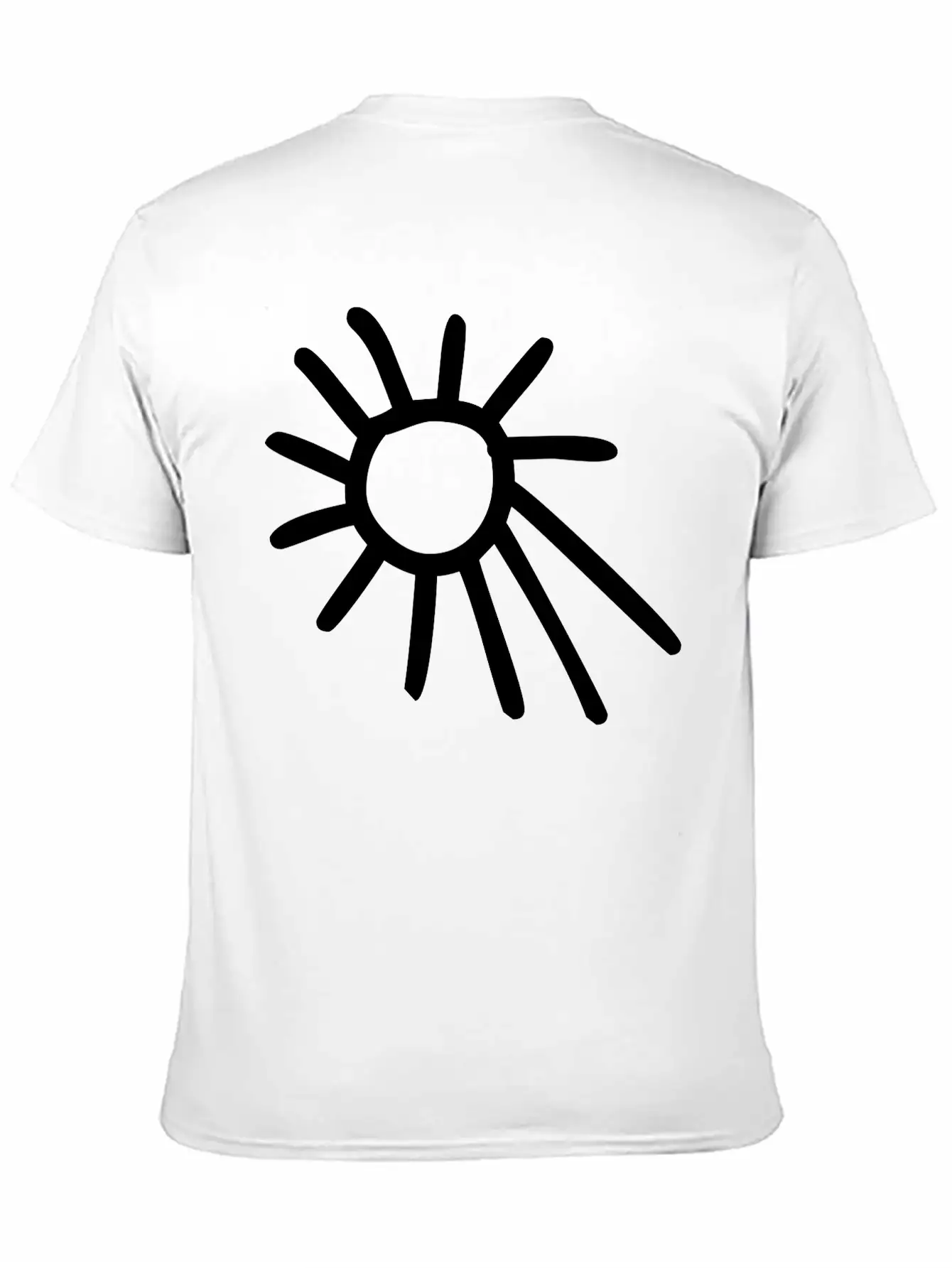 Drawing Of Sun Classic Fit Graphic Tee For Daily Comfort – Unisex Cotton Shirt