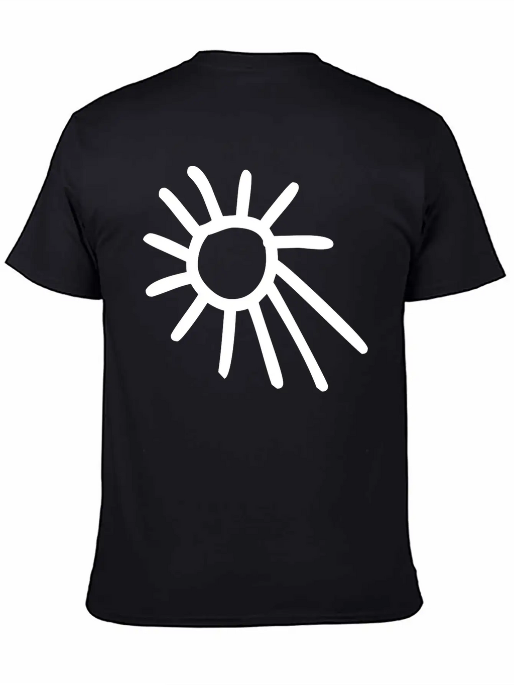 Drawing Of Sun Classic Fit Graphic Tee For Daily Comfort – Unisex Cotton Shirt