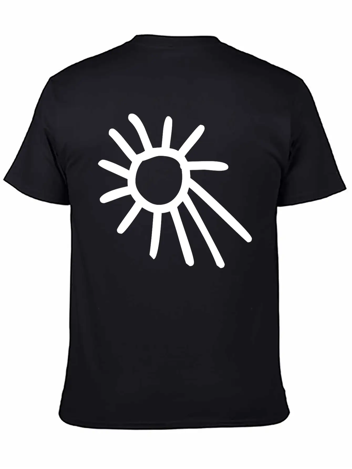 Drawing Of Sun Classic Fit Graphic Tee For Daily Comfort – Unisex Cotton Shirt