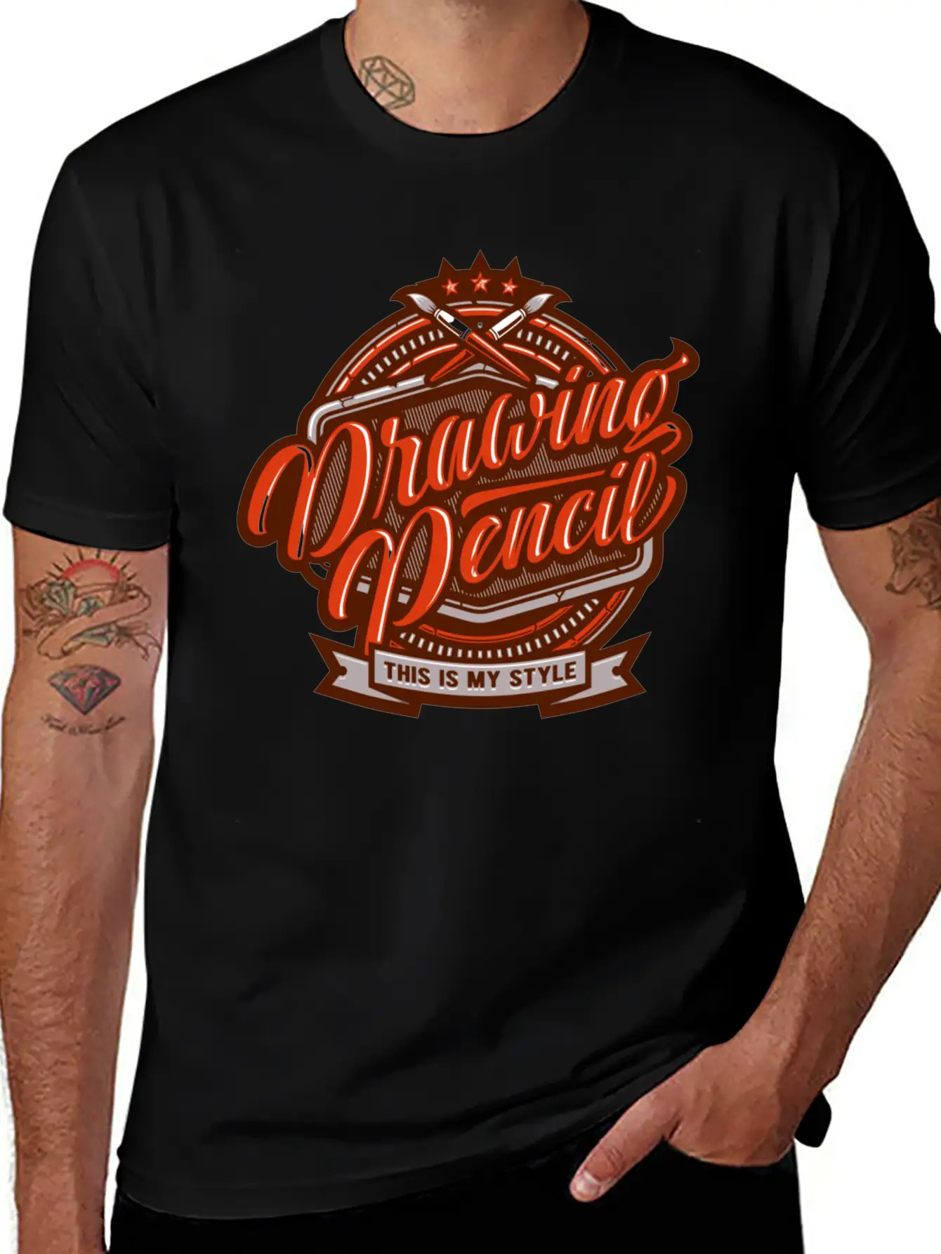 Drawing Pencil, Its My Style Breathable Graphic T-Shirt – Perfect For Casual Days