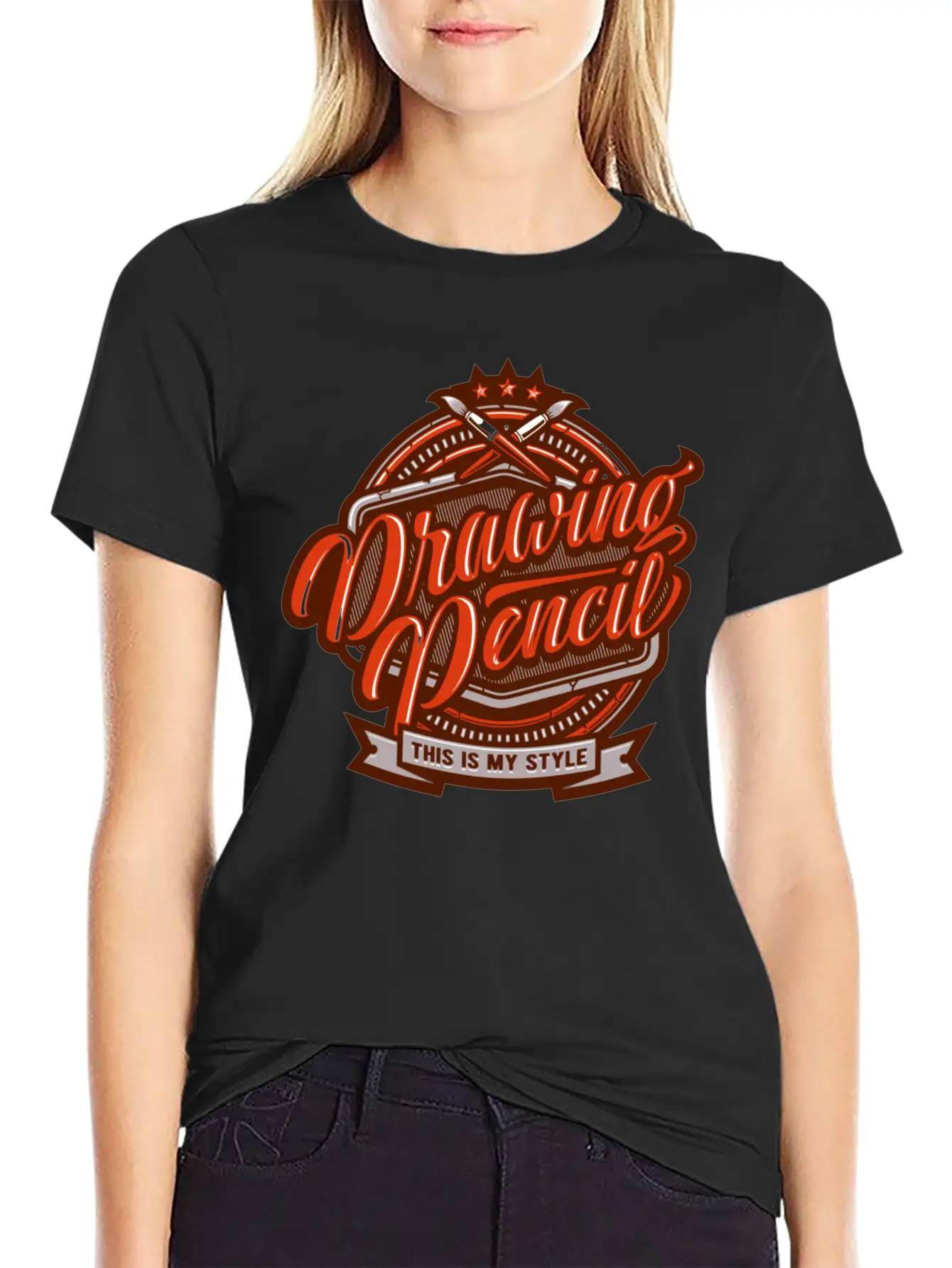 Drawing Pencil, Its My Style Breathable Graphic T-Shirt – Perfect For Casual Days