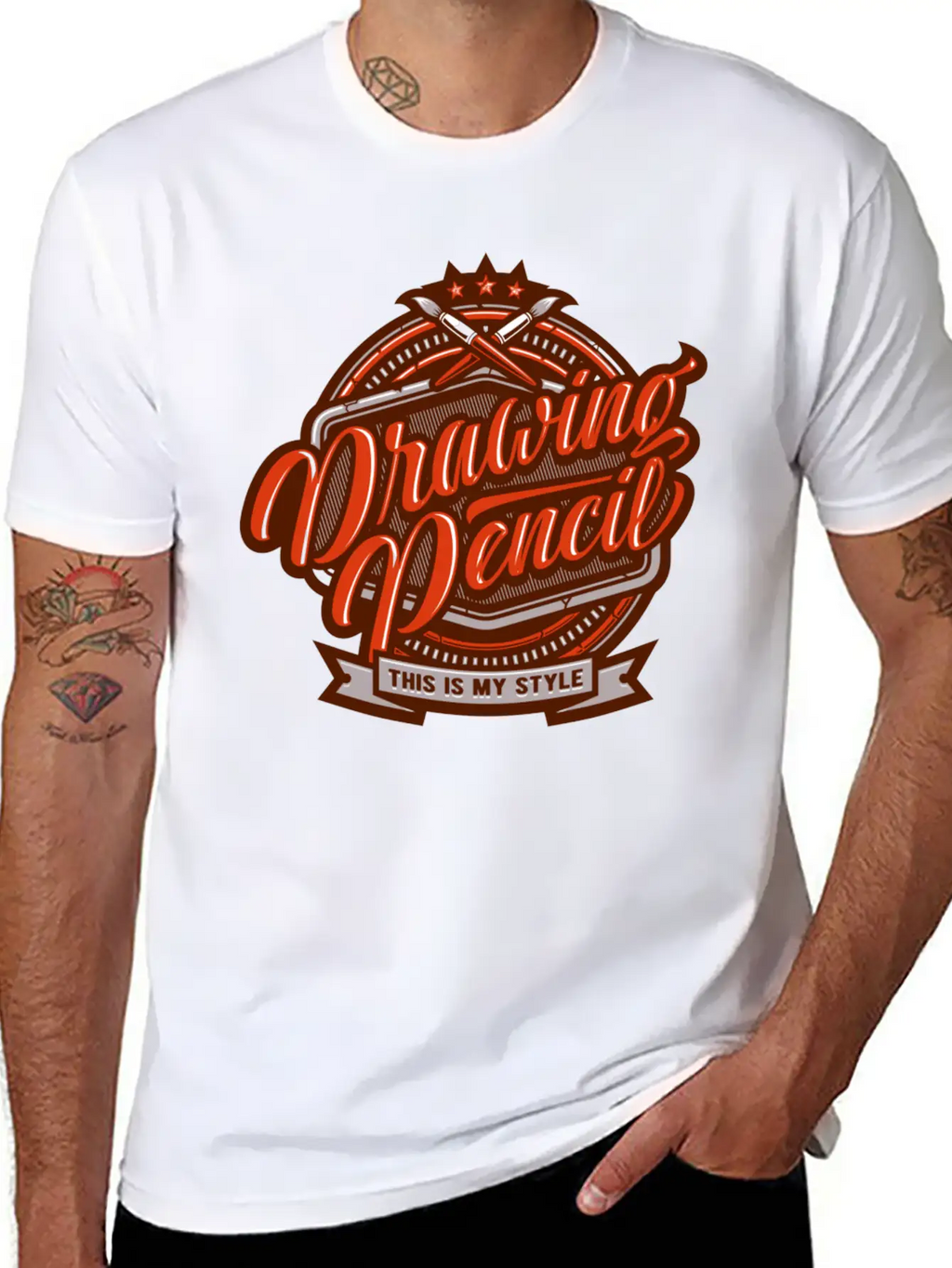 Drawing Pencil, Its My Style Breathable Graphic T-Shirt – Perfect For Casual Days