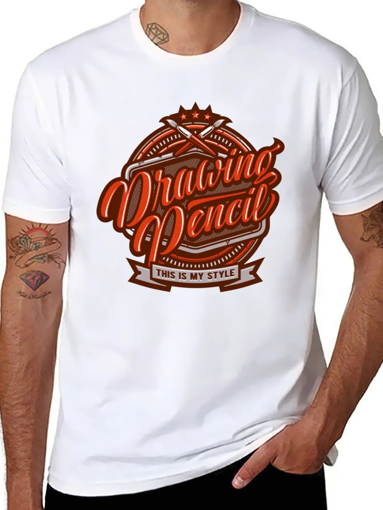 Drawing Pencil, Its My Style Breathable Graphic T-Shirt – Perfect For Casual Days