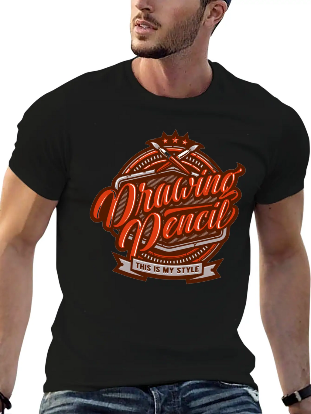 Drawing Pencil, Its My Style Breathable Graphic T-Shirt – Perfect For Casual Days