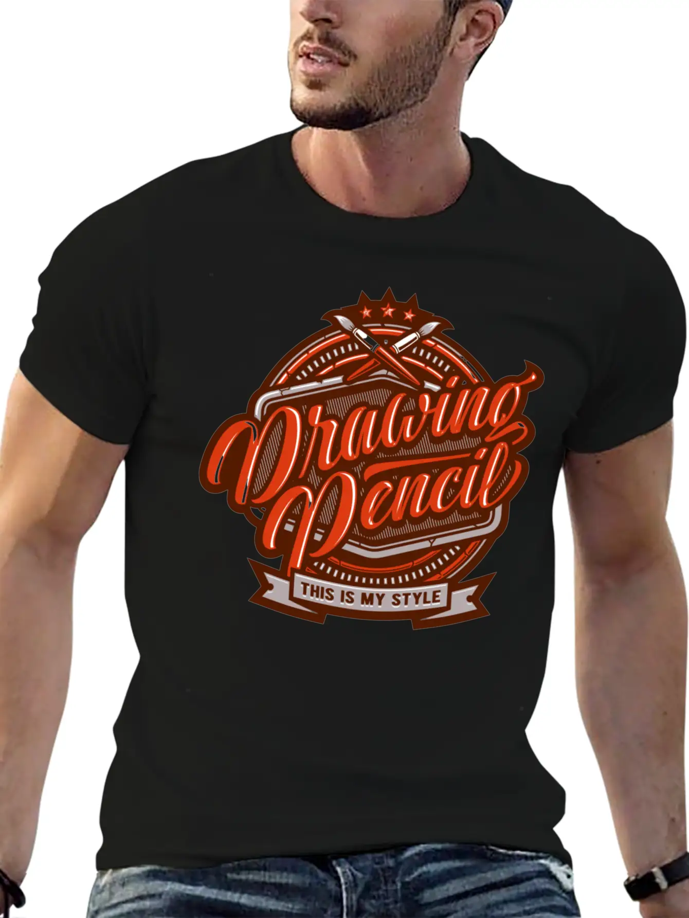 Drawing Pencil, Its My Style Breathable Graphic T-Shirt – Perfect For Casual Days