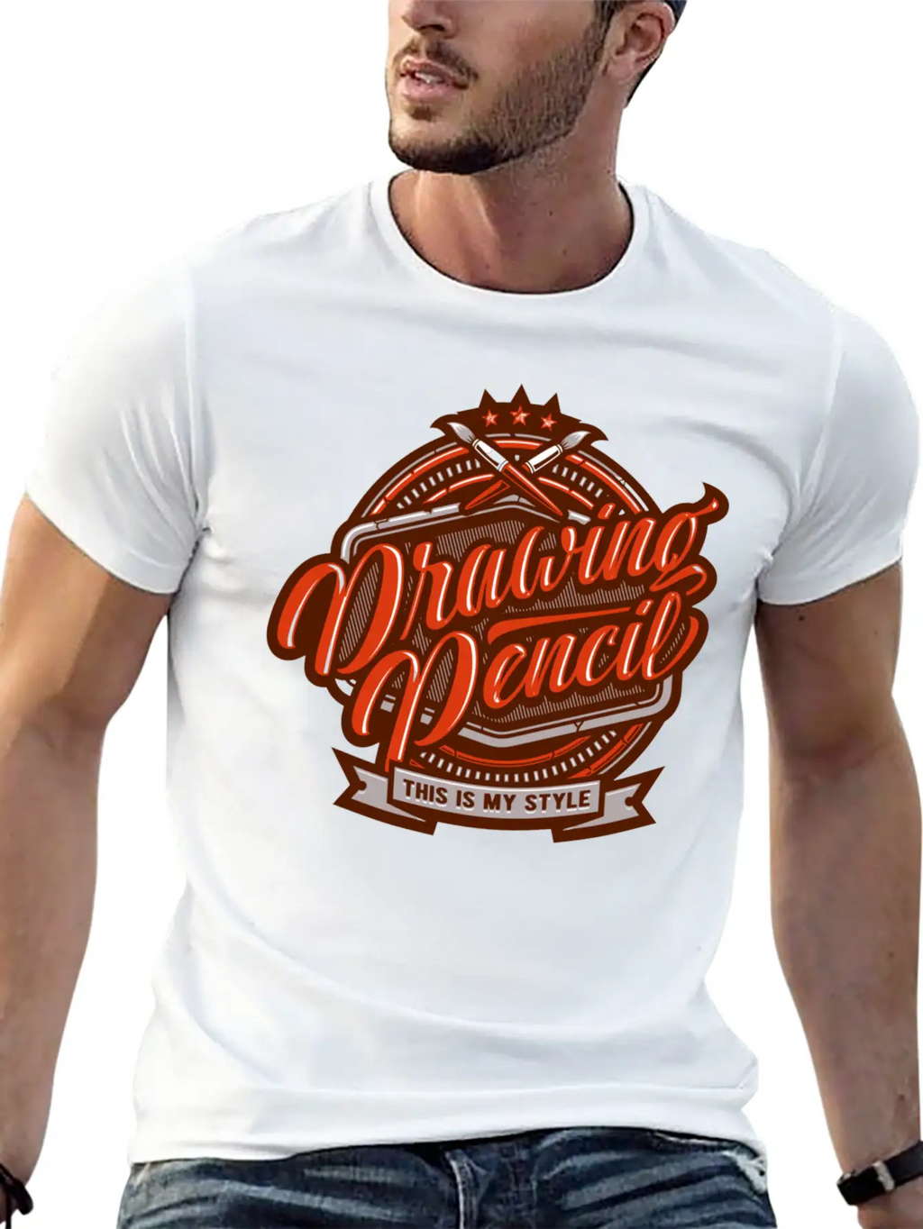 Drawing Pencil, Its My Style Breathable Graphic T-Shirt – Perfect For Casual Days