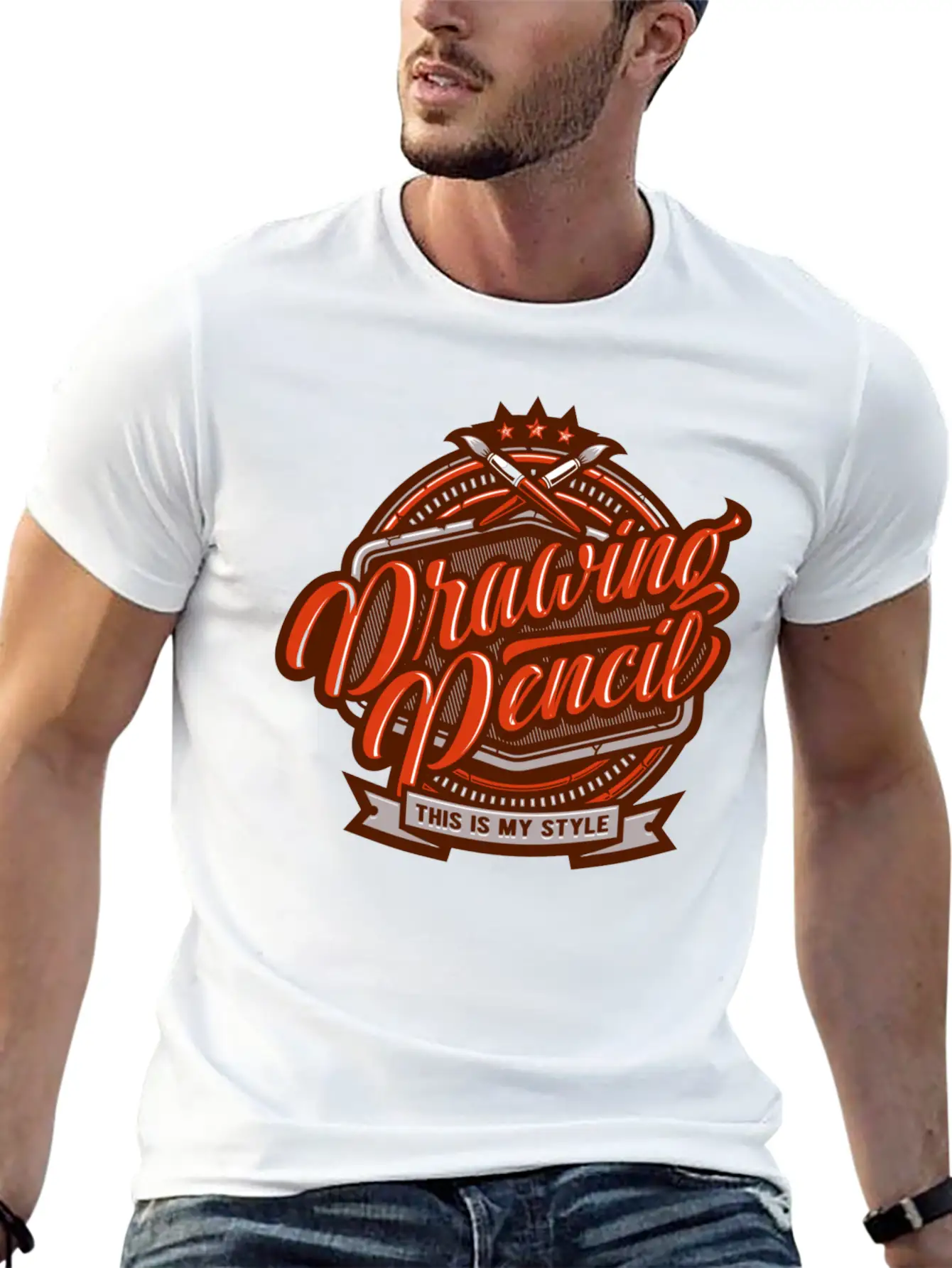 Drawing Pencil, Its My Style Breathable Graphic T-Shirt – Perfect For Casual Days