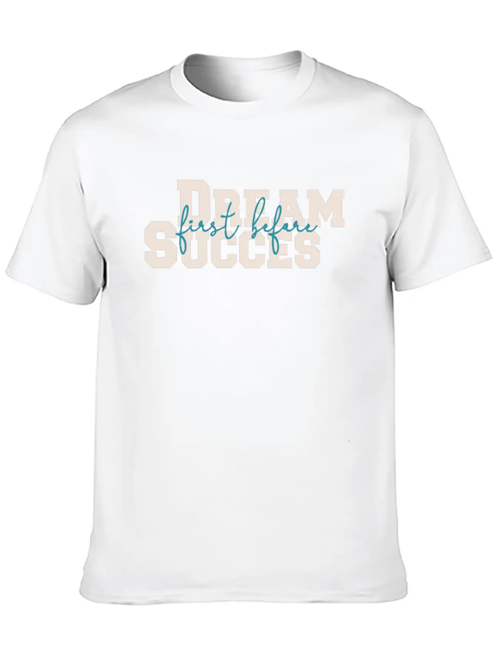 Dream And Success Unisex Casual T-Shirt – Clean Design For Daily Comfort