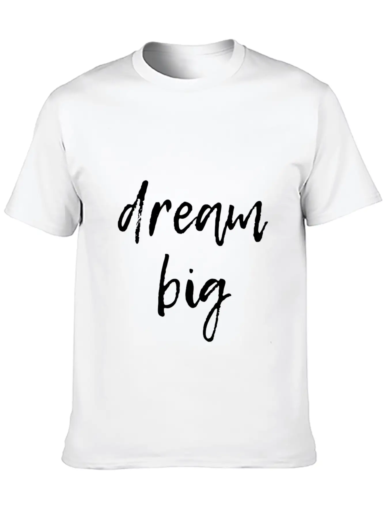 Dream Big Unisex Short Sleeve Soft Cotton T-Shirt – Casual Everyday Wear