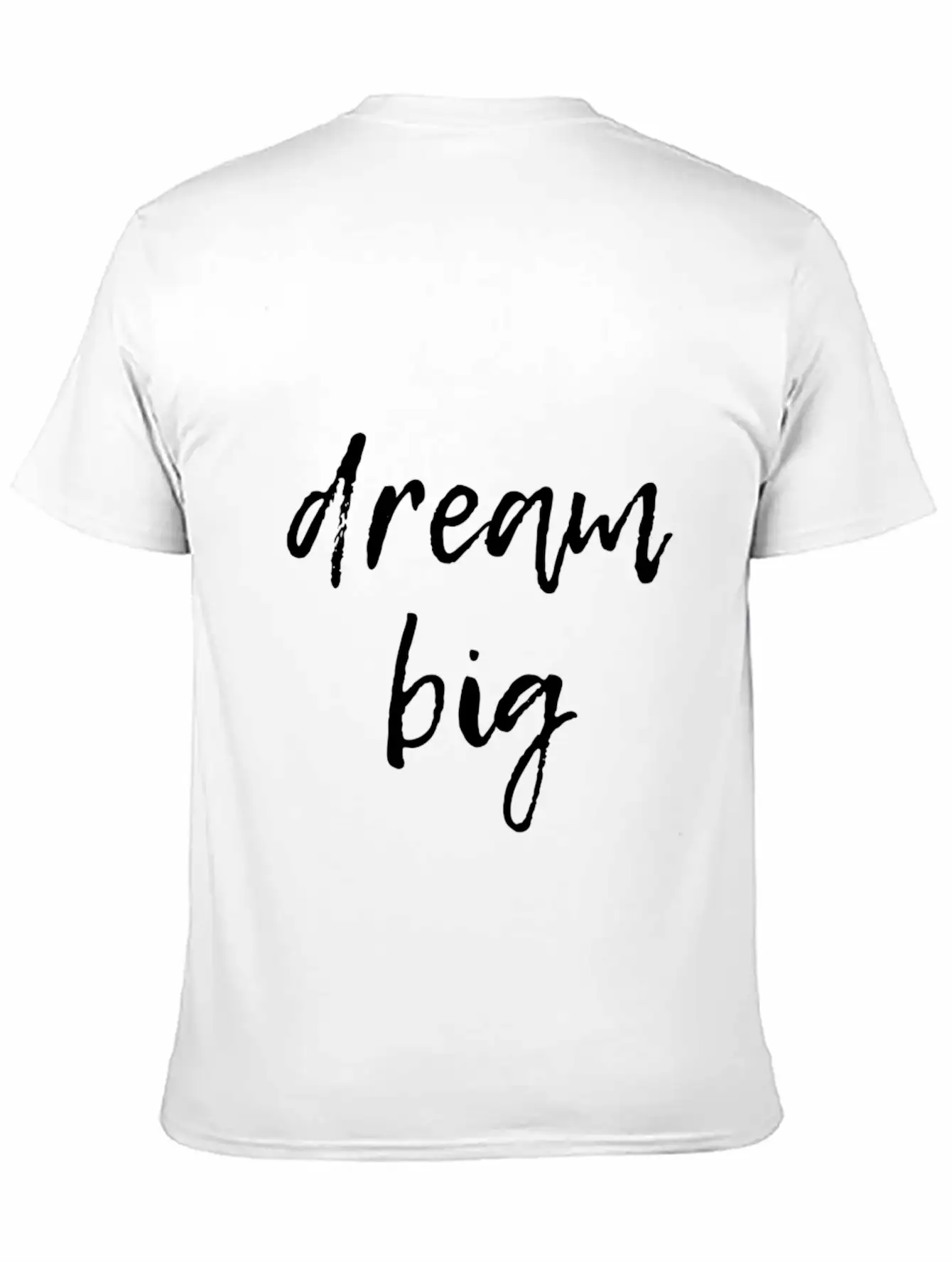Dream Big Unisex Short Sleeve Soft Cotton T-Shirt – Casual Everyday Wear