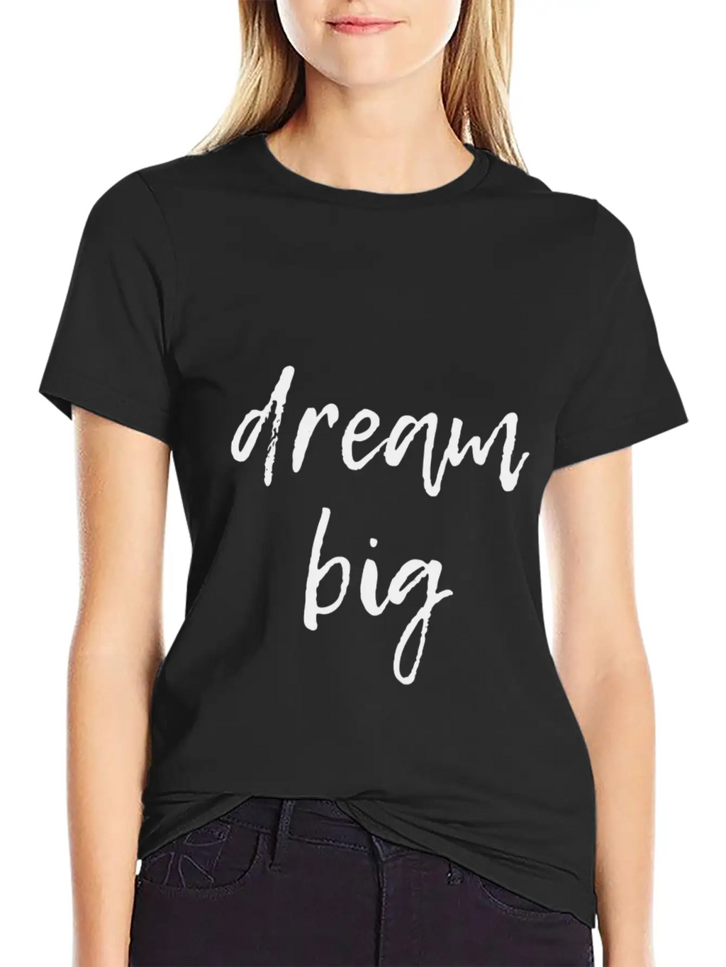 Dream Big Unisex Short Sleeve Soft Cotton T-Shirt – Casual Everyday Wear