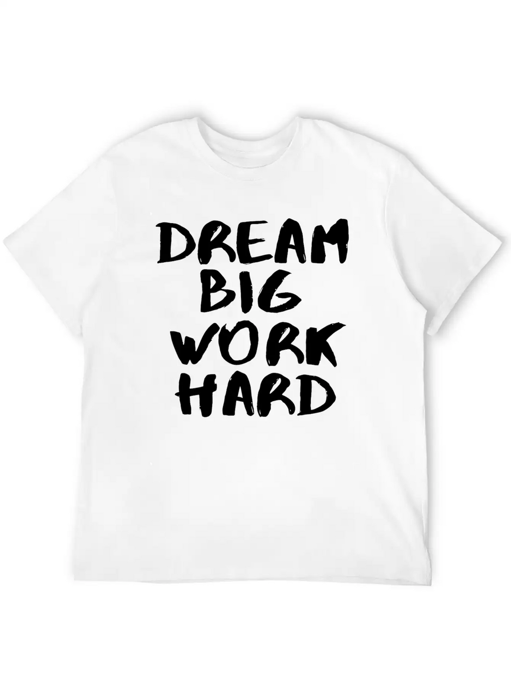 Dream Big White Unisex Short Sleeve Soft Cotton T-Shirt – Casual Everyday Wear