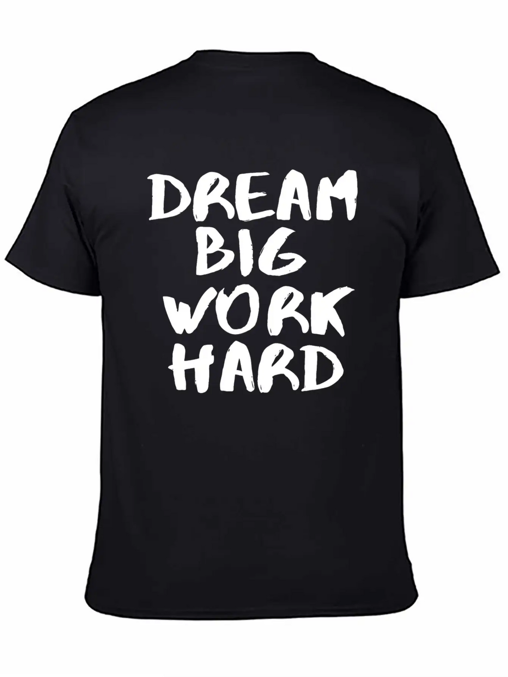 Dream Big White Unisex Short Sleeve Soft Cotton T-Shirt – Casual Everyday Wear