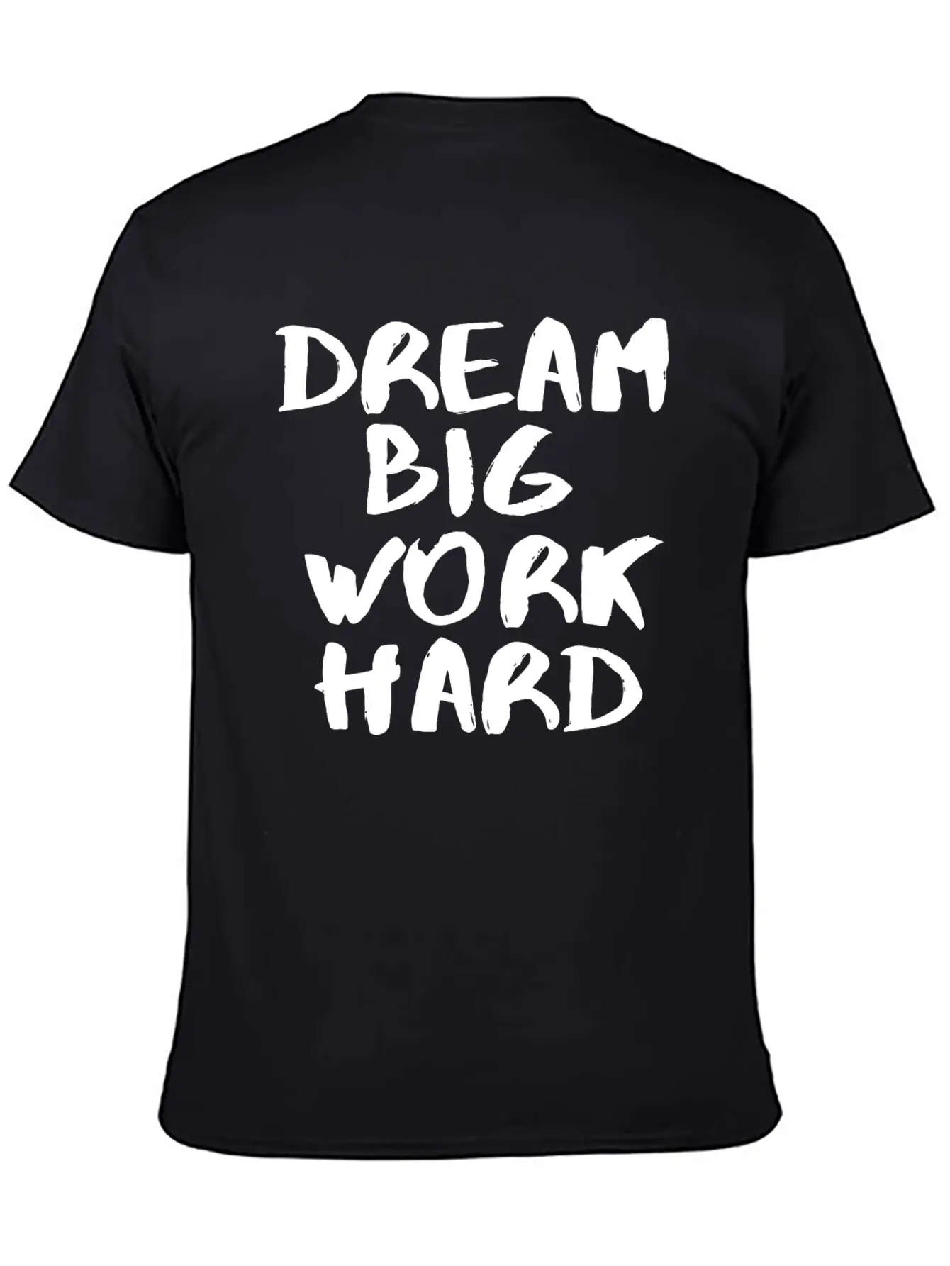 Dream Big White Unisex Short Sleeve Soft Cotton T-Shirt – Casual Everyday Wear