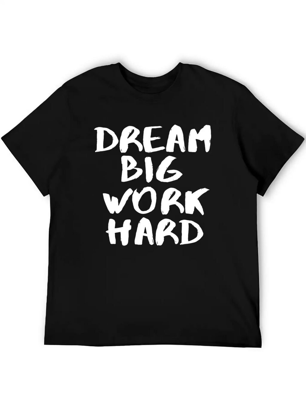 Dream Big White Unisex Short Sleeve Soft Cotton T-Shirt – Casual Everyday Wear