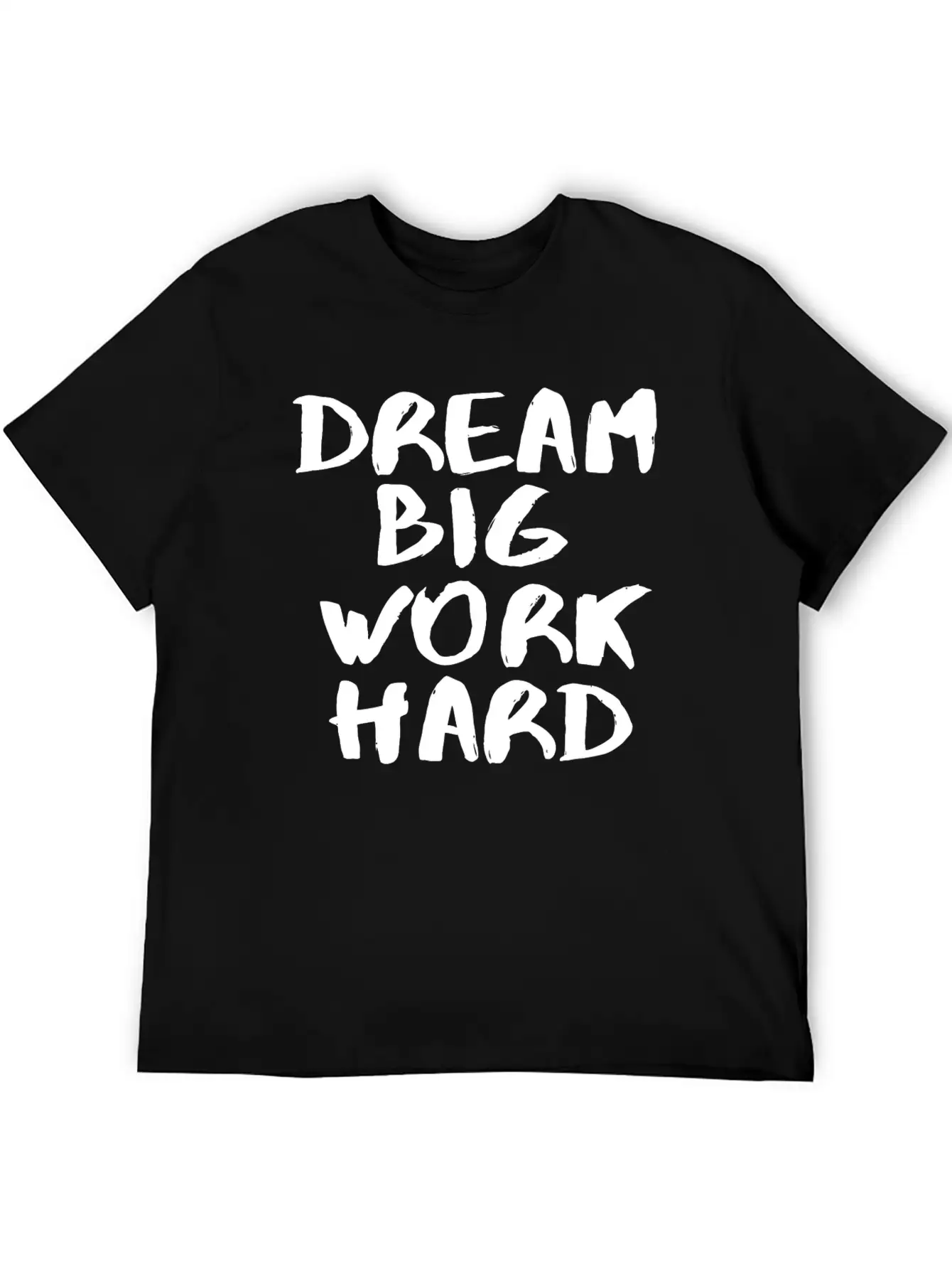Dream Big White Unisex Short Sleeve Soft Cotton T-Shirt – Casual Everyday Wear