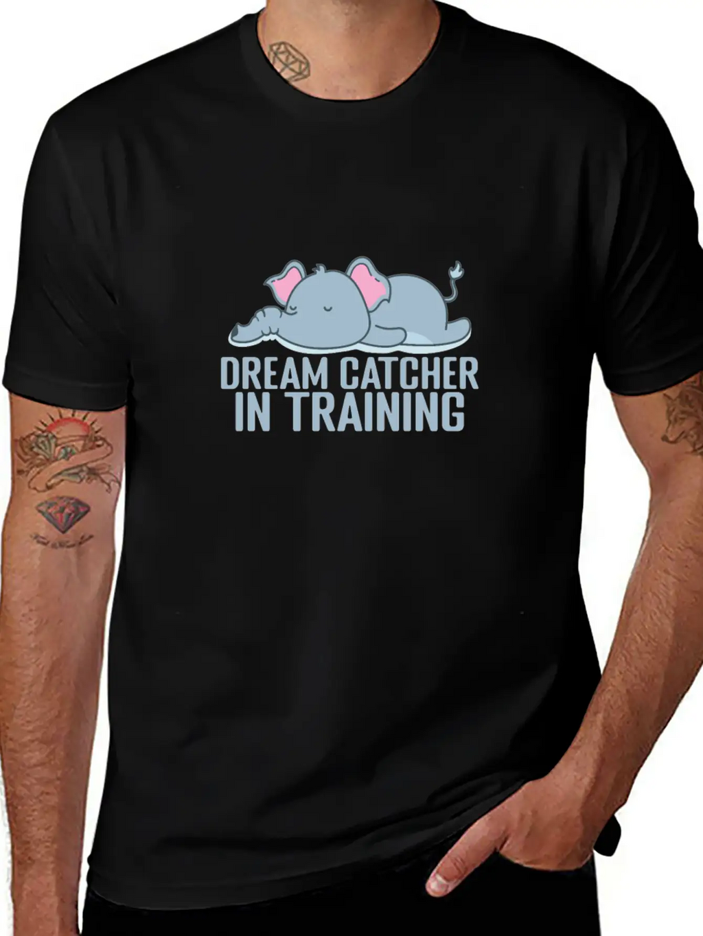 Dream Catcher In Training Pajamas Pyjamas Unisex Casual T-Shirt – Clean Design For Daily Comfort
