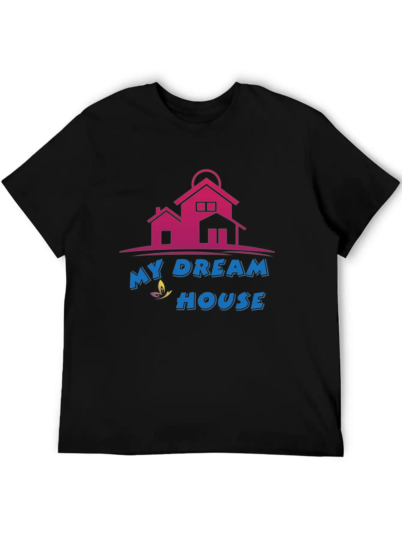 DREAM HOUSE Unisex Casual T-Shirt – Clean Design For Daily Comfort