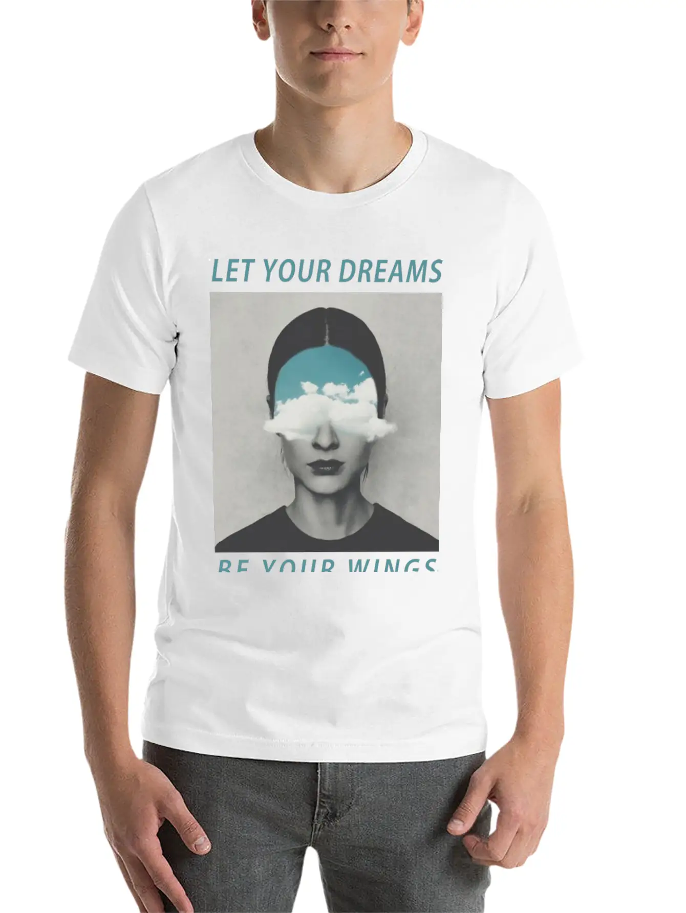 Dream Unisex Short Sleeve Soft Cotton T-Shirt – Casual Everyday Wear