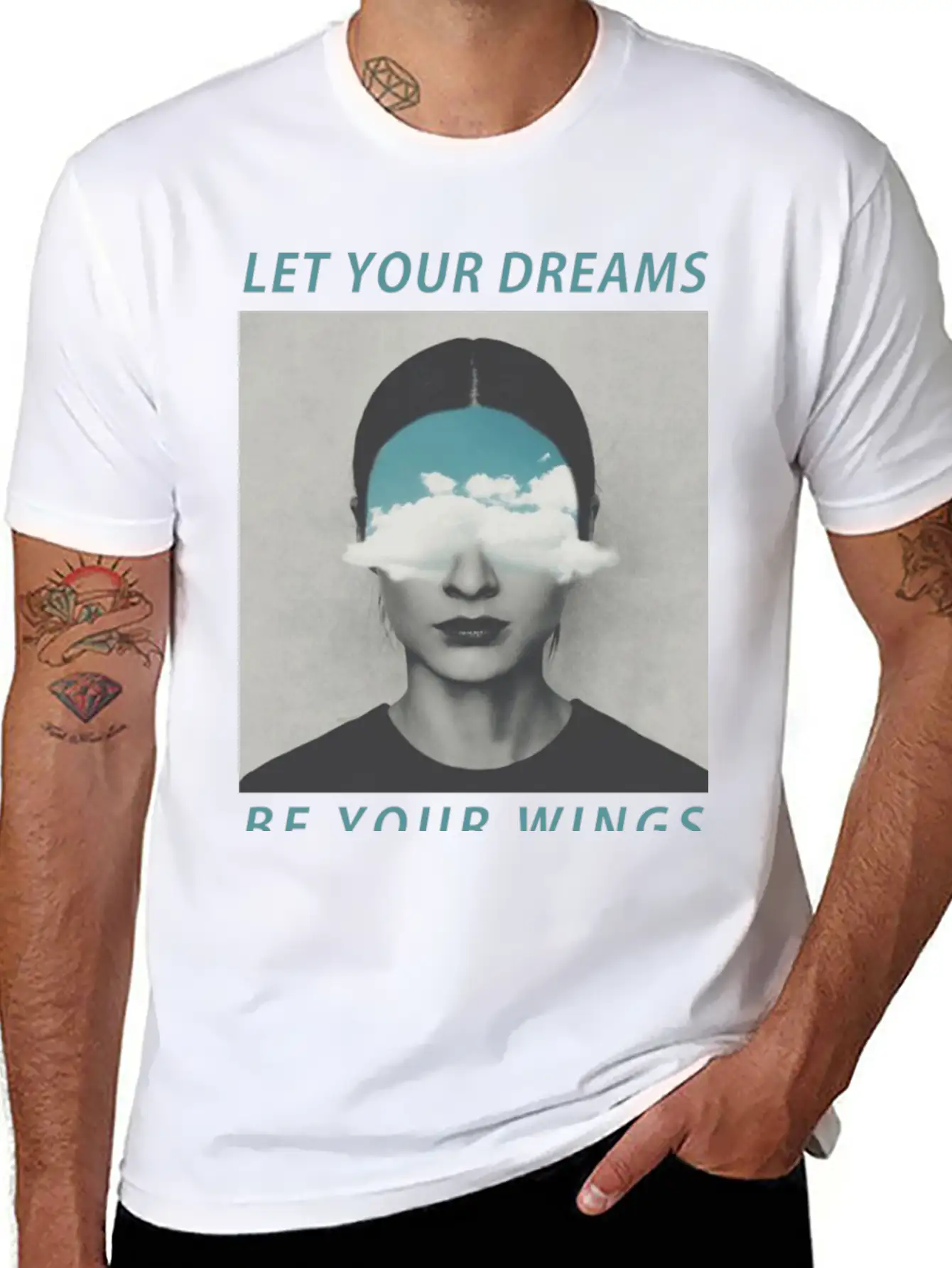 Dream Unisex Short Sleeve Soft Cotton T-Shirt – Casual Everyday Wear