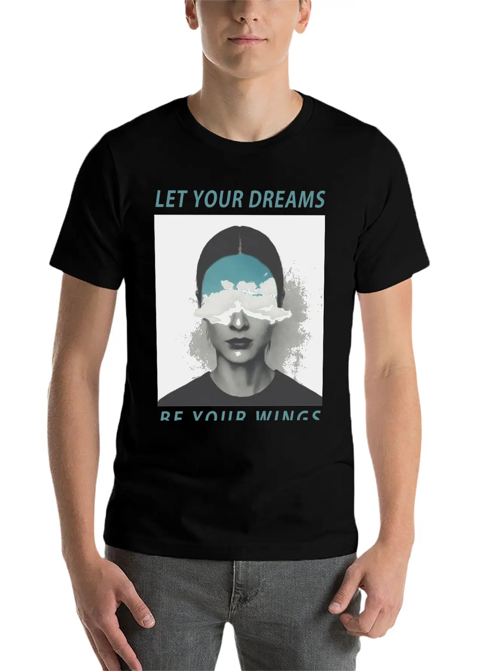 Dream Unisex Short Sleeve Soft Cotton T-Shirt – Casual Everyday Wear