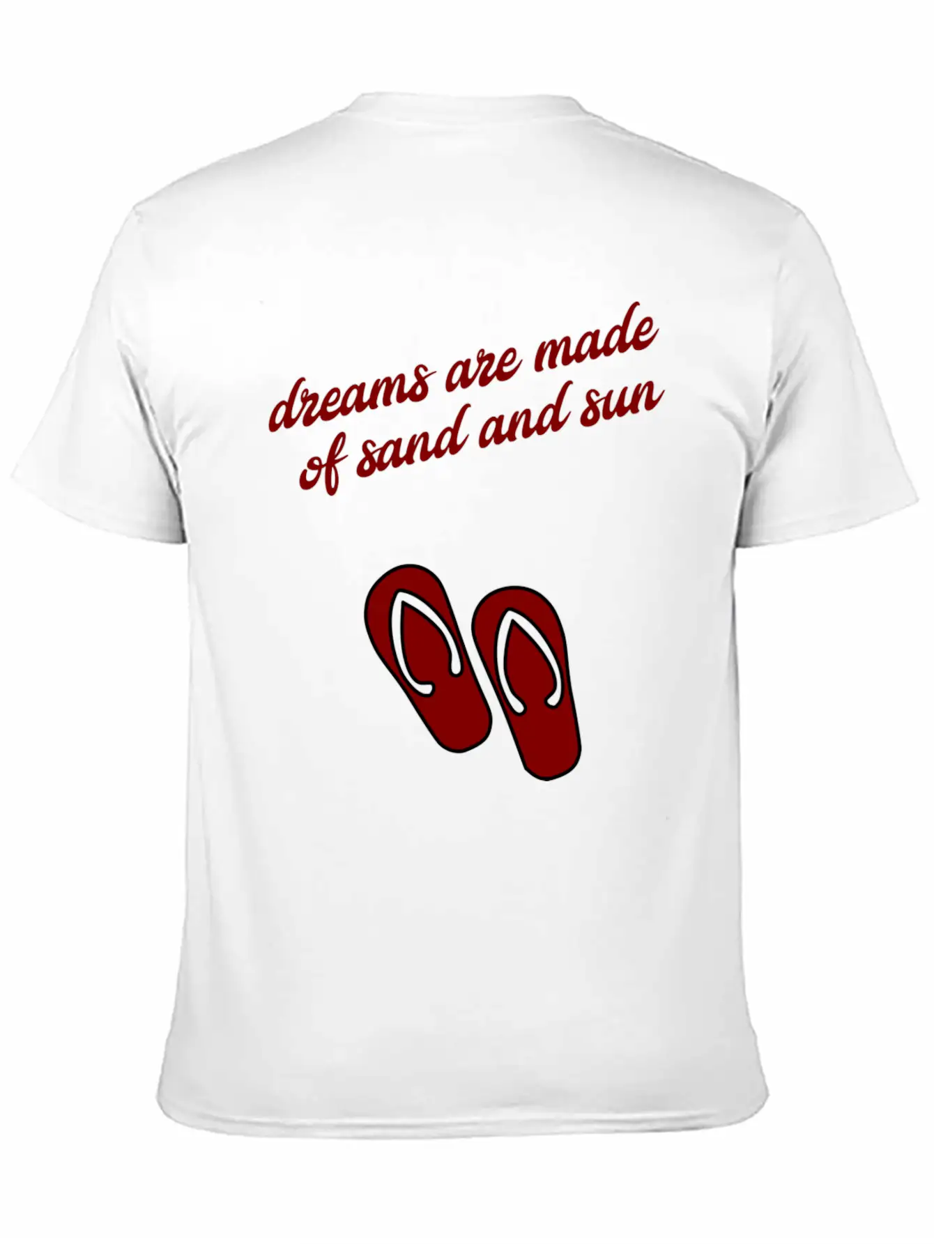 Dreams Are Made Of Sun And Sand Unisex Casual T-Shirt – Clean Design For Daily Comfort