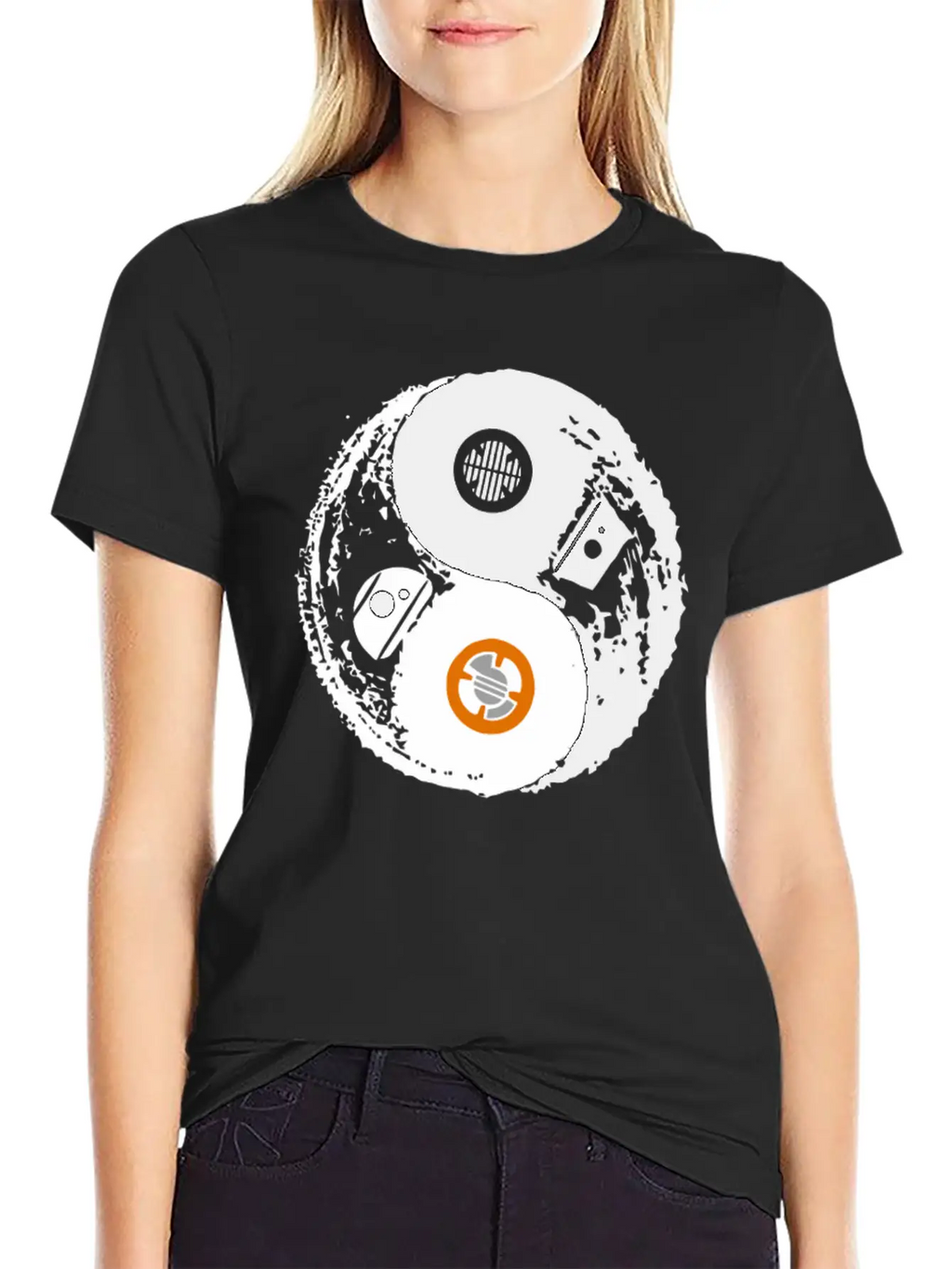 Droid Balance Unisex Short Sleeve Soft Cotton T-Shirt – Casual Everyday Wear