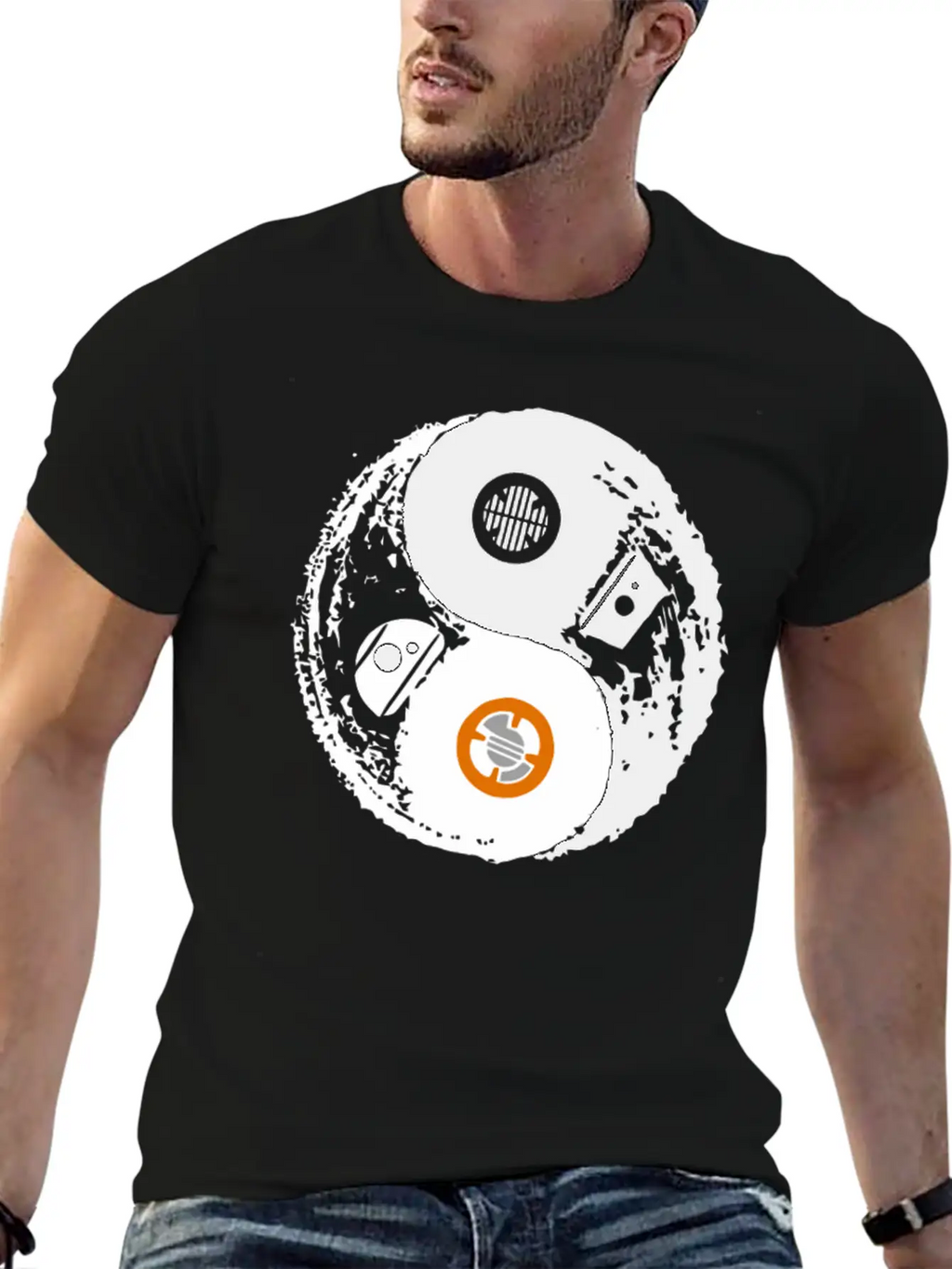 Droid Balance Unisex Short Sleeve Soft Cotton T-Shirt – Casual Everyday Wear
