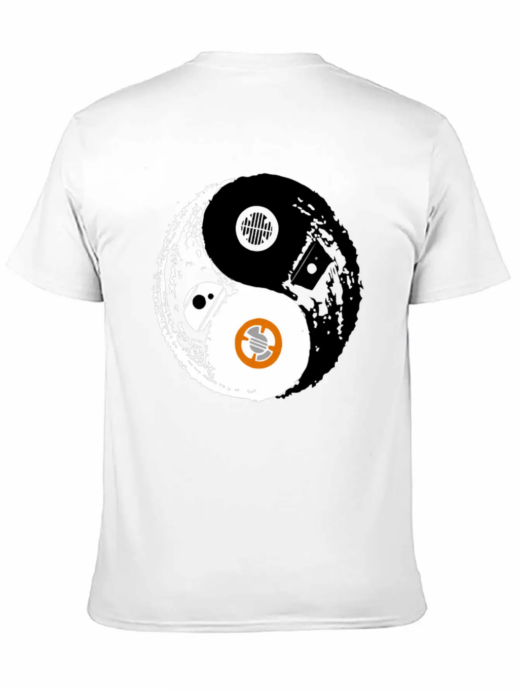 Droid Balance Unisex Short Sleeve Soft Cotton T-Shirt – Casual Everyday Wear