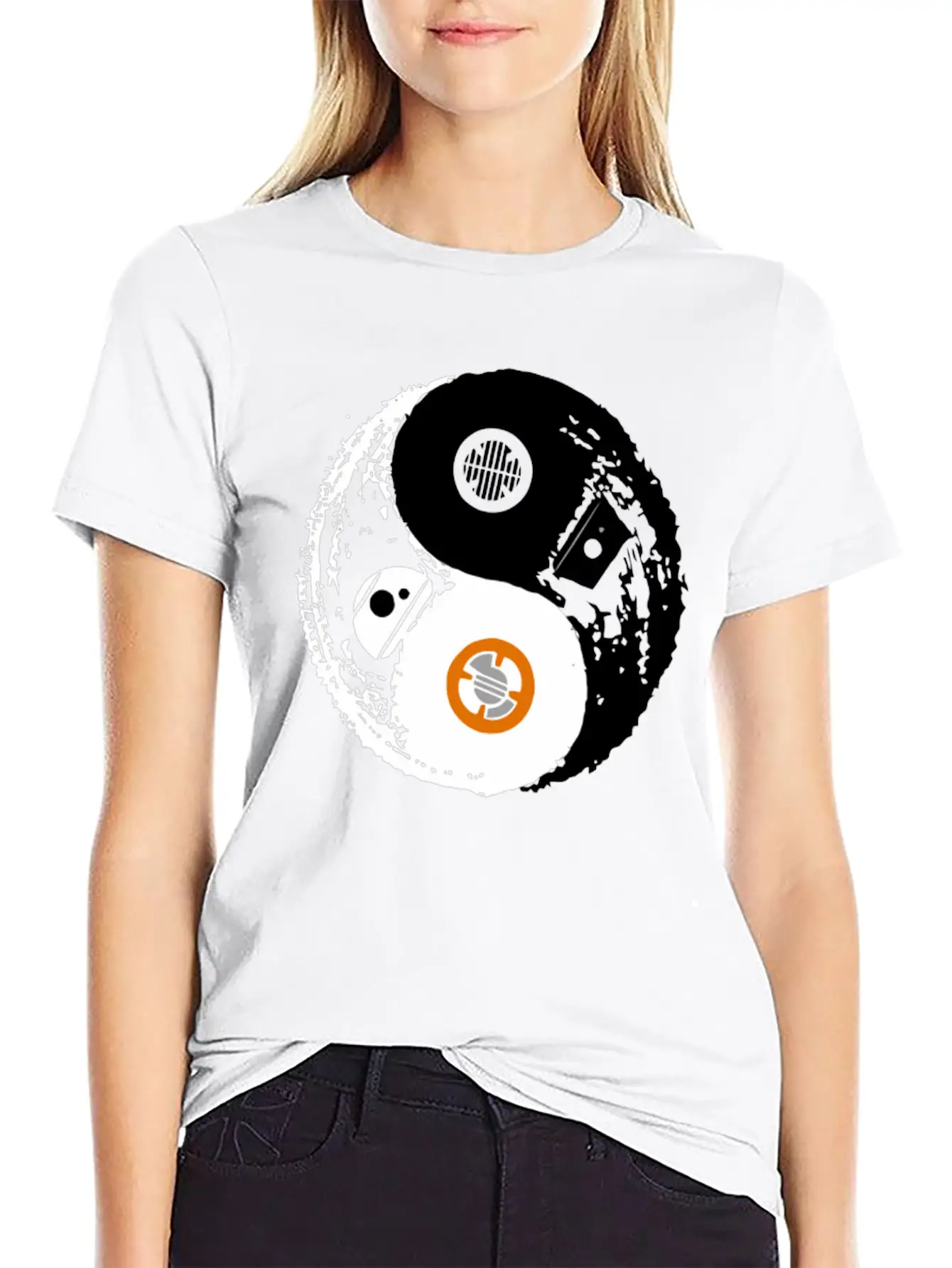 Droid Balance Unisex Short Sleeve Soft Cotton T-Shirt – Casual Everyday Wear