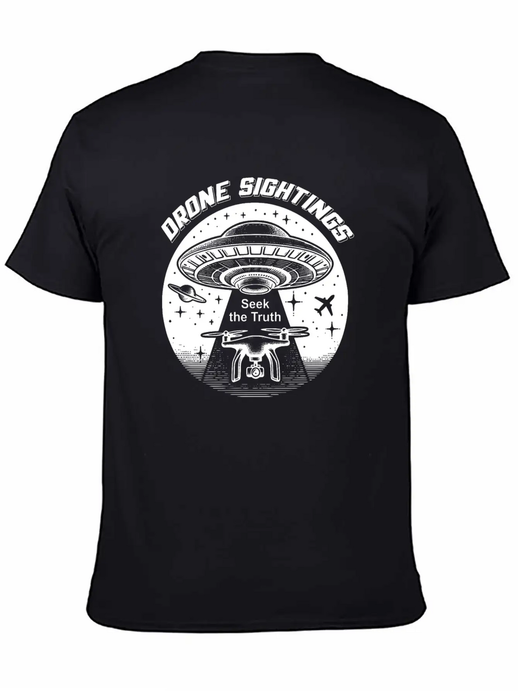 Drone Sightings Unisex Casual T-Shirt – Clean Design For Daily Comfort