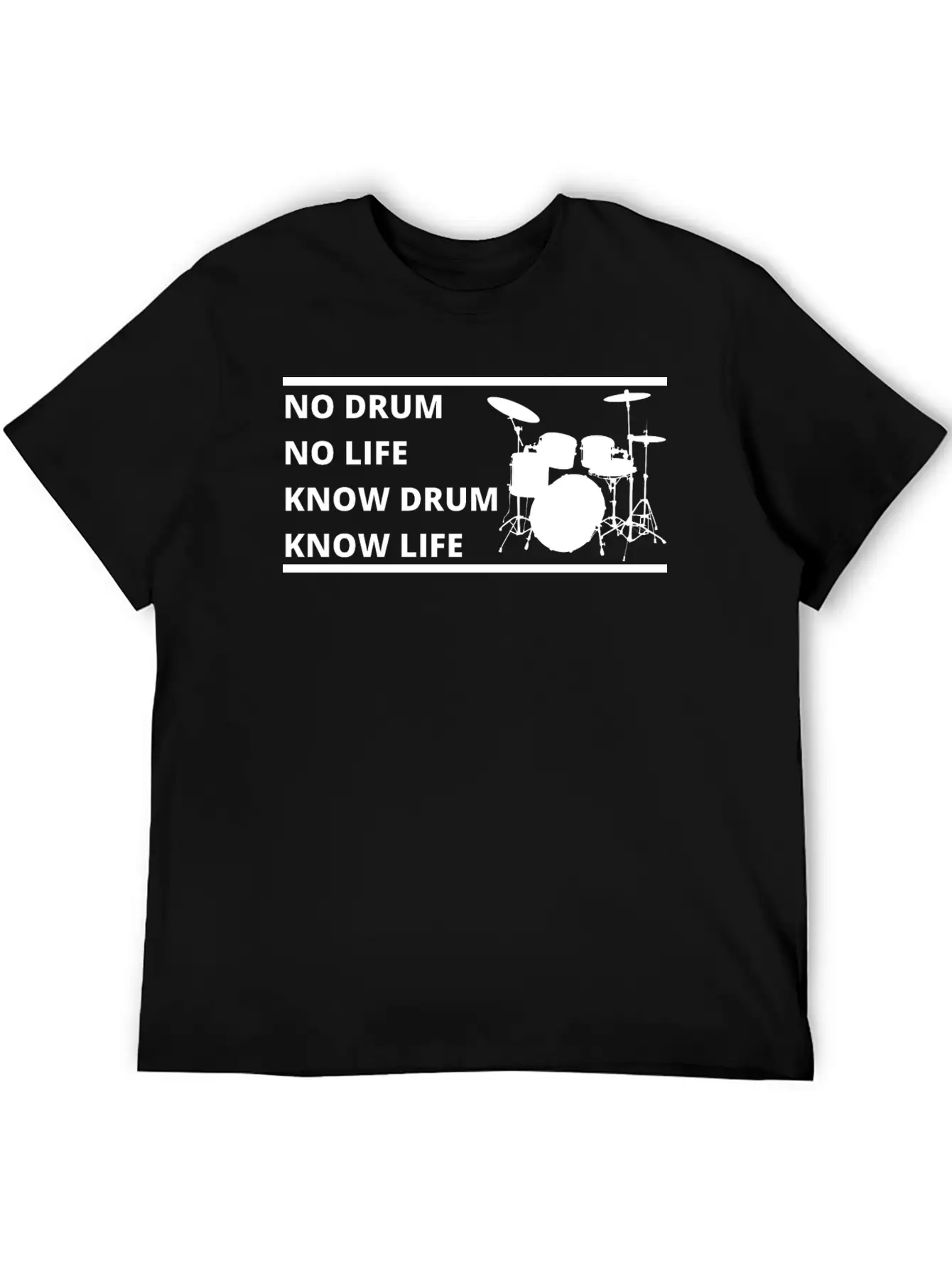 Drum, Drummer, Gift For Drummer Stylish Everyday T-Shirt – Unisex Basic Cotton Tee