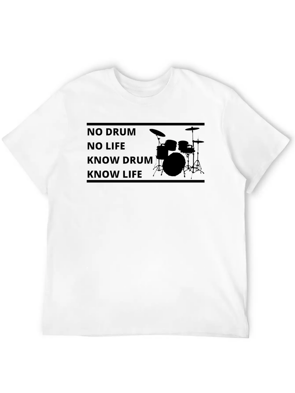 Drum, Drummer, Gift For Drummer Stylish Everyday T-Shirt – Unisex Basic Cotton Tee