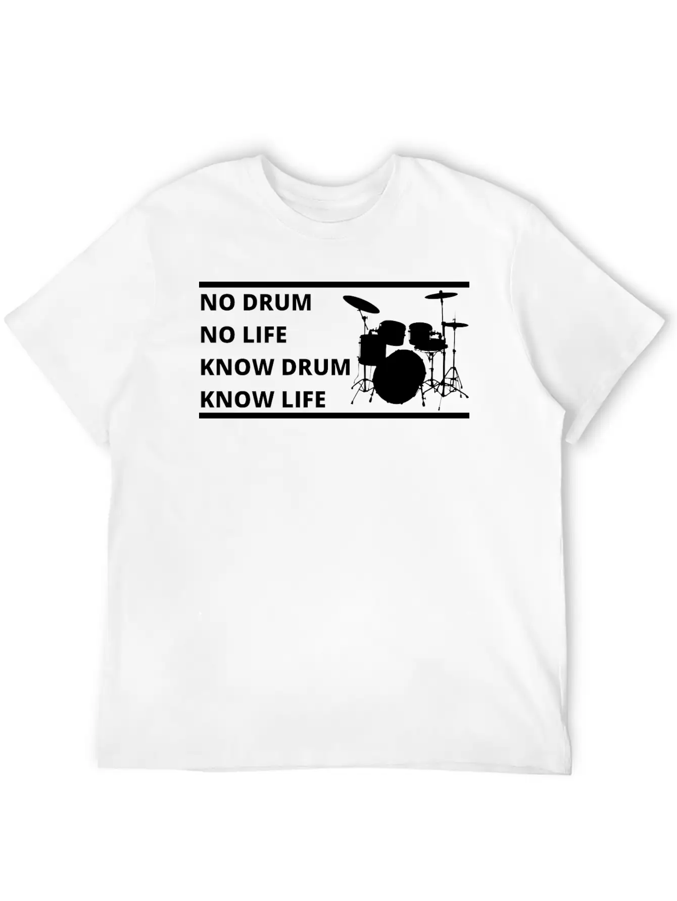 Drum, Drummer, Gift For Drummer Stylish Everyday T-Shirt – Unisex Basic Cotton Tee