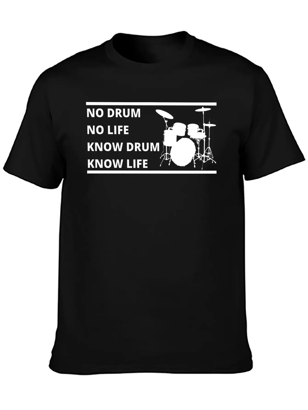 Drum, Drummer, Gift For Drummer Stylish Everyday T-Shirt – Unisex Basic Cotton Tee