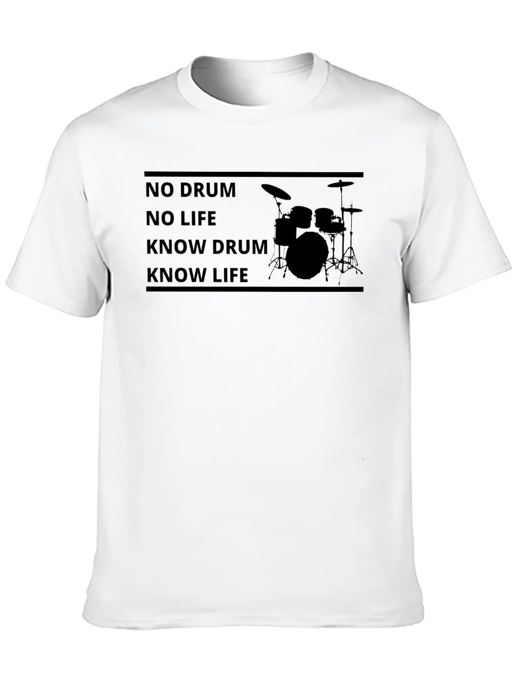 Drum, Drummer, Gift For Drummer Stylish Everyday T-Shirt – Unisex Basic Cotton Tee