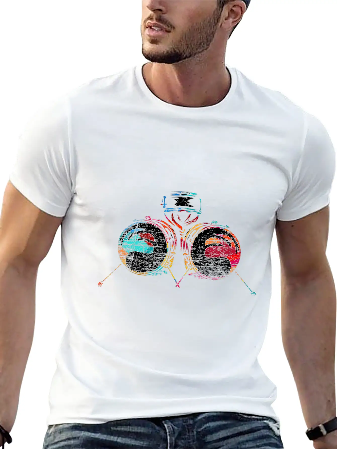 Drum N Bass Breathable Soft Cotton T-Shirt – Timeless Casual Look