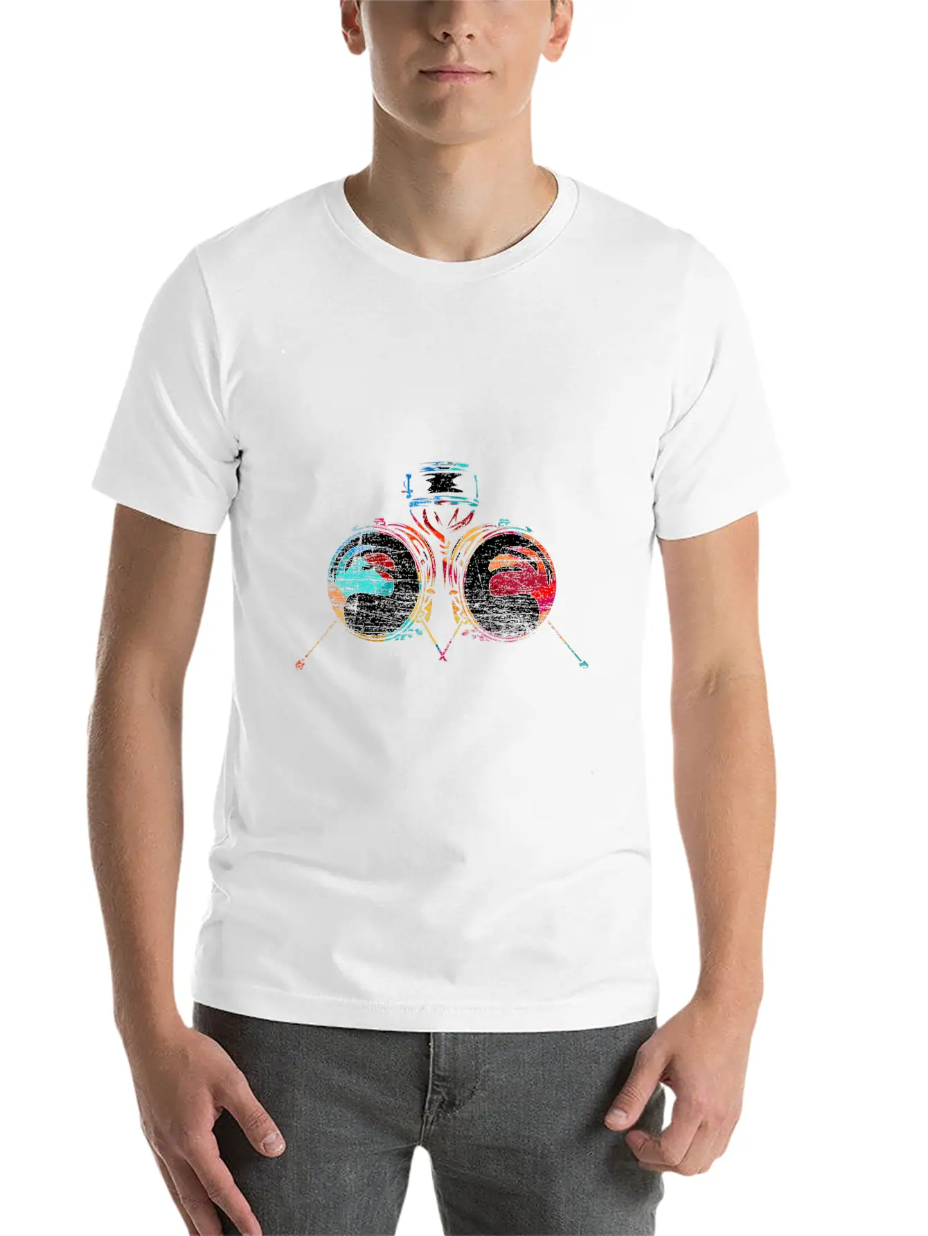 Drum N Bass Breathable Soft Cotton T-Shirt – Timeless Casual Look