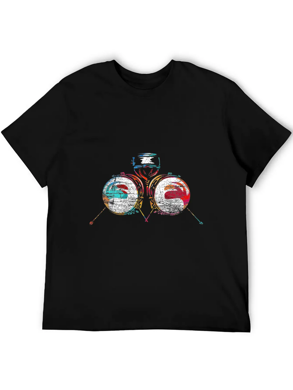 Drum N Bass Breathable Soft Cotton T-Shirt – Timeless Casual Look