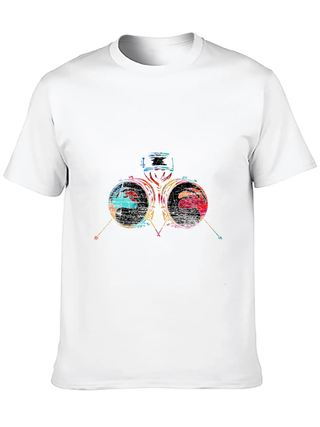 Drum N Bass Breathable Soft Cotton T-Shirt – Timeless Casual Look